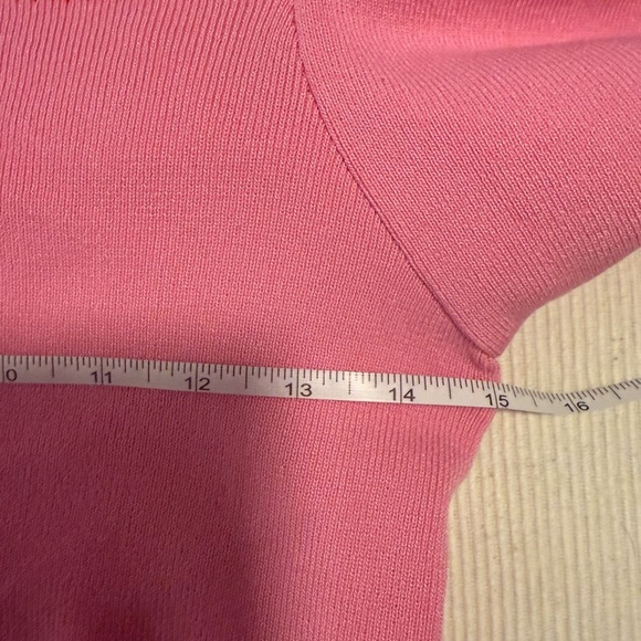 Strut & Bolt Pink Ruffled Flutter Sleeve Crop Blouse Small - Picture 3 of 6